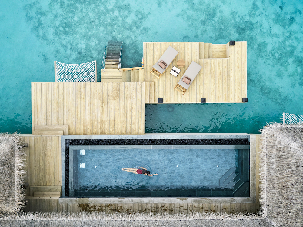 The four-bedroom Beach Residence’s outdoor pool